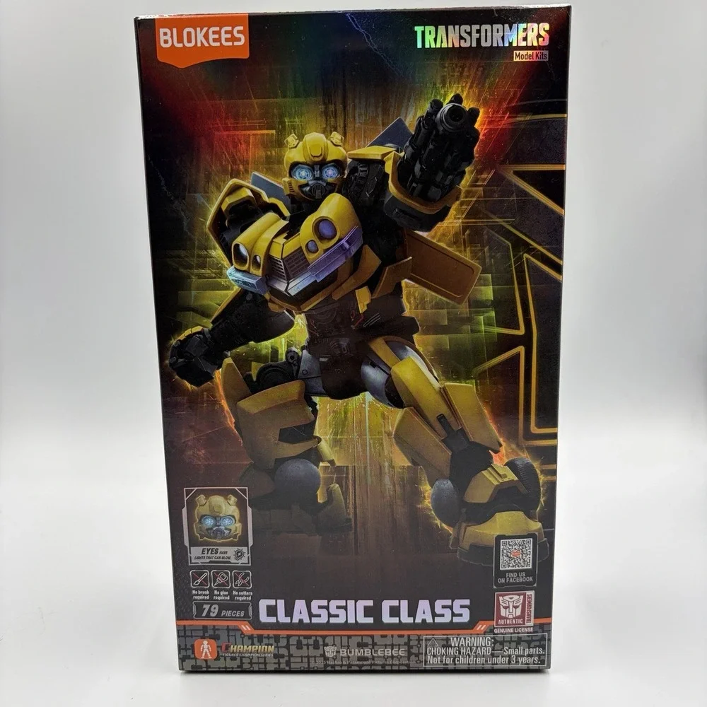 Blokees Transformers Model Kit 79 pcs. Classic Class 02 Bumblebee Model NIB‎